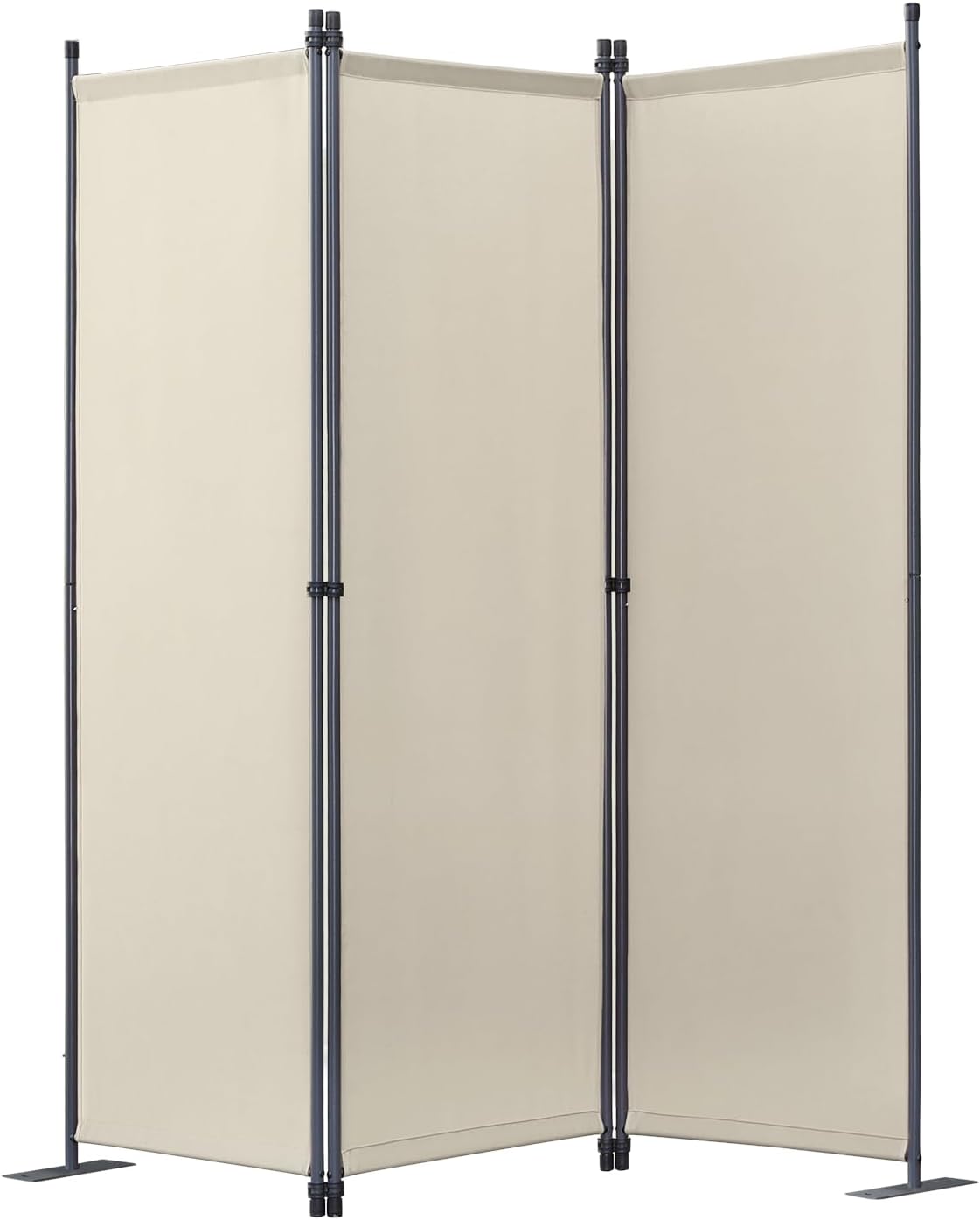 Angel Living Kamerscherm - 3 Panelen - 168 x 165 cm - Beige