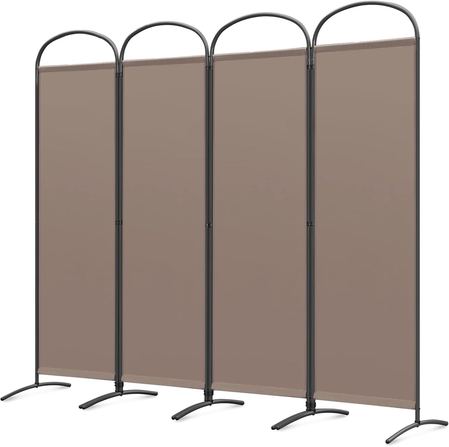 Angel Living Kamerscherm - 4 Panelen - 224 x 182 cm - Bruin
