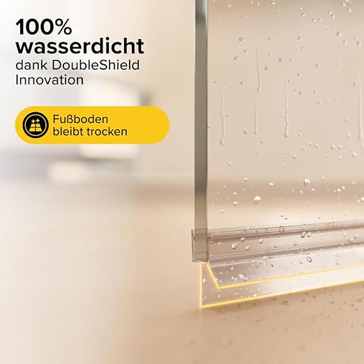 Five Dots Doucheafdichting – 6 mm – Waterkering voor Douchedeur – Transparant