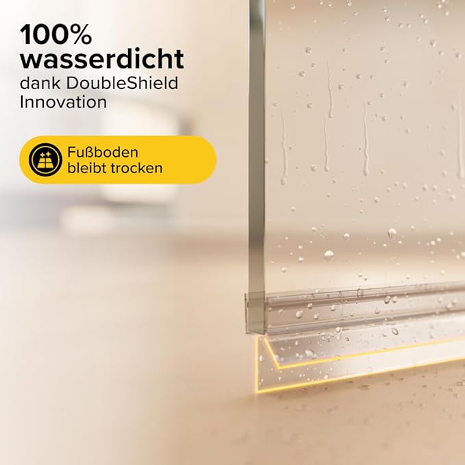 Five Dots Doucheafdichting 8 mm NIEUW2025 – Douchedeurafdichting – 100% Dicht – Onderkant Douchecabine