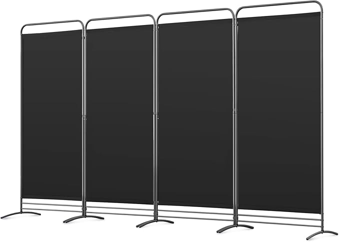 Angel Living Parawan Kamerscherm - 3 Panelen - 165cm Hoog - Zwart