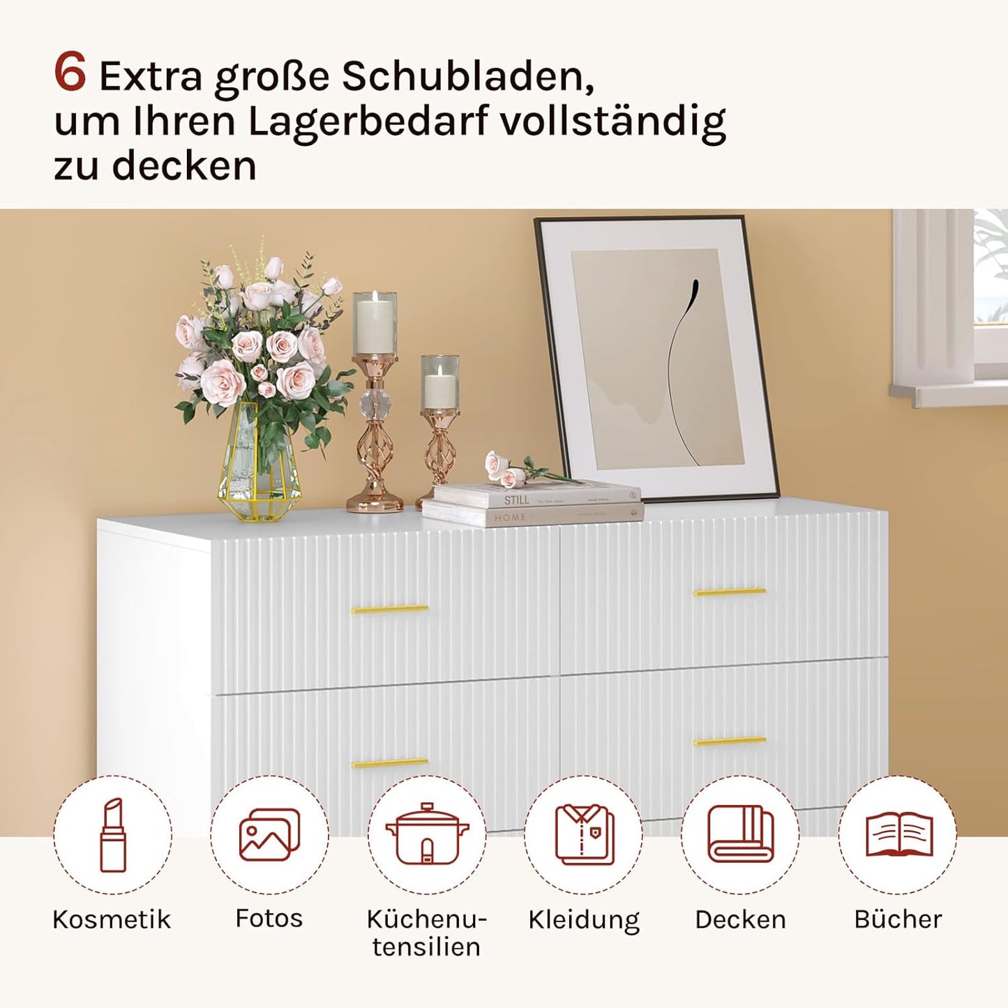 Woltu Tuin Tafel Rattan Look Zwart 50 x 50 x 45,5 cm