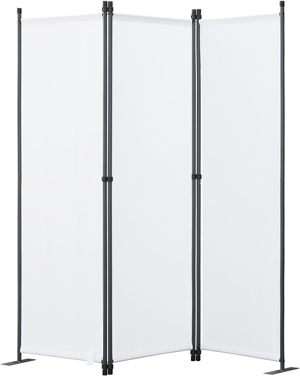 Angel Living Kamerscherm - 3 Panelen - 168 x 165 cm - Wit
