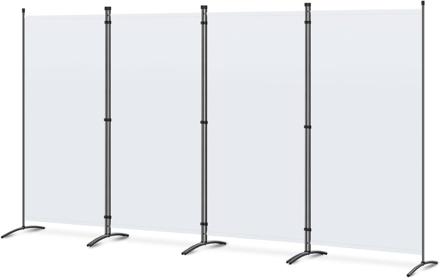 Angel Living Kamerscherm - 4 Panelen - 324 x 170 cm - Wit