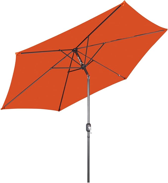 Angel Living Parasol - 300 cm - Terrasparasol - Taupe - Aluminium - Polyester - UV50+