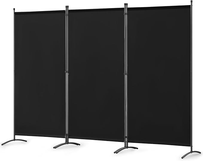 Angel Living Kamerscherm - 3 Panelen - 180x243cm - Beige - Vrijstaand