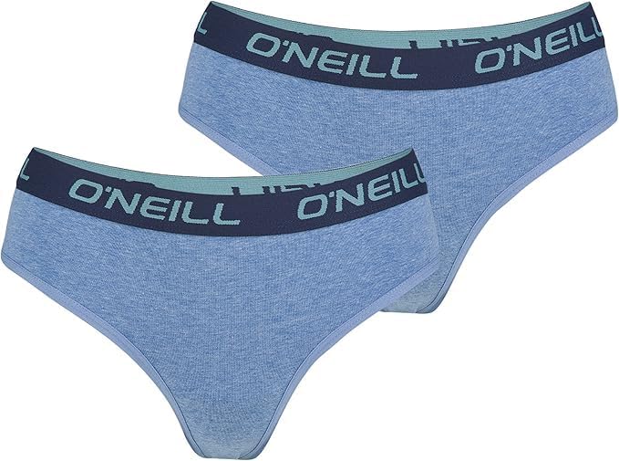 O'Neill Braziliaans Set van 2 - Damesbikini Slips - Maat XL - Grijs - Comfortabel & Stijlvol