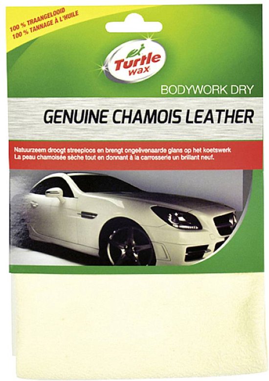 Turtle Wax CL412td Natuurzeem - Genuine Chamois Leather - Leren Zeem - Echt Leer