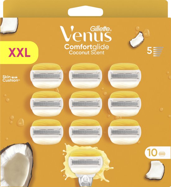 Gillette Venus Scheermesjes Comfortglide Coconut - 10 Navulmesjes