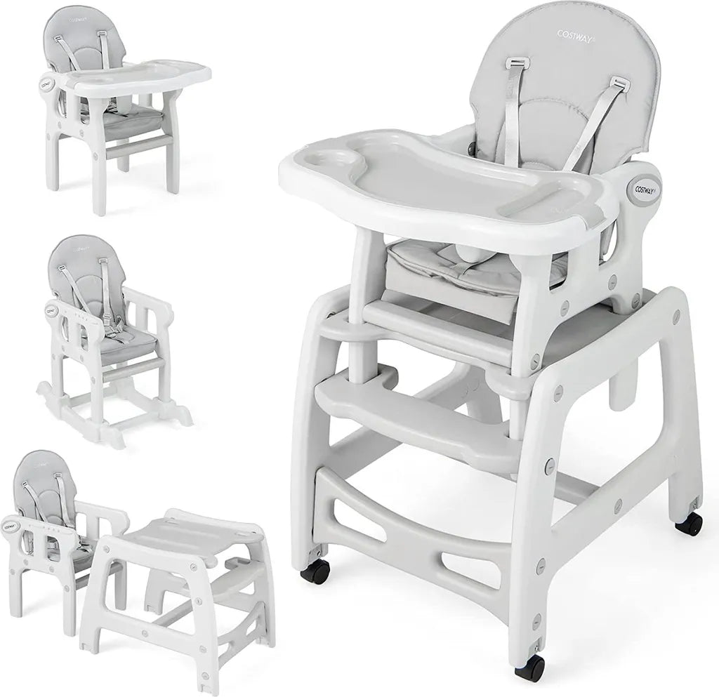 Coast 3 in 1 babystoel Hoge stoel & eetstoel & kinderzitje Groep 62 x 51 x 104 cm grijs