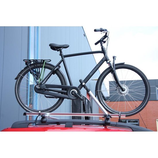 Twinny Load Dakfietsdrager – 1 Fiets – Stevige Frameklem – Universele Dakdrager Pasvorm