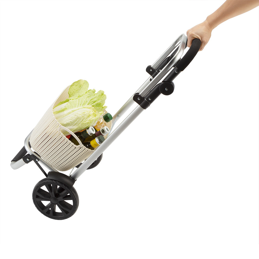 Monzana Winkelwagen blauw aluminium 35L 31x24x54cm