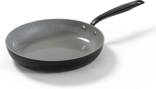 BE Living Essential Koekenpan - Ø 24 cm - Keramisch - PFAS vrij - Inductie - Zwart