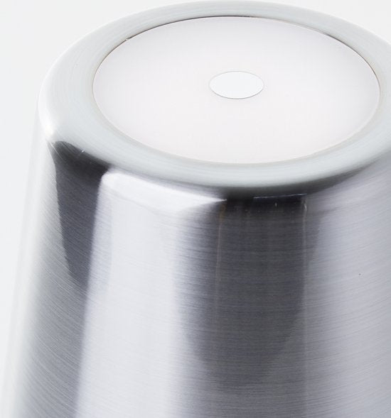 Brilliant Xaana - oplaadbare Tafellamp - Binnen & Buiten - LED 4W 3000K-6000K - 3 Stepdim - IP44 - Zilver