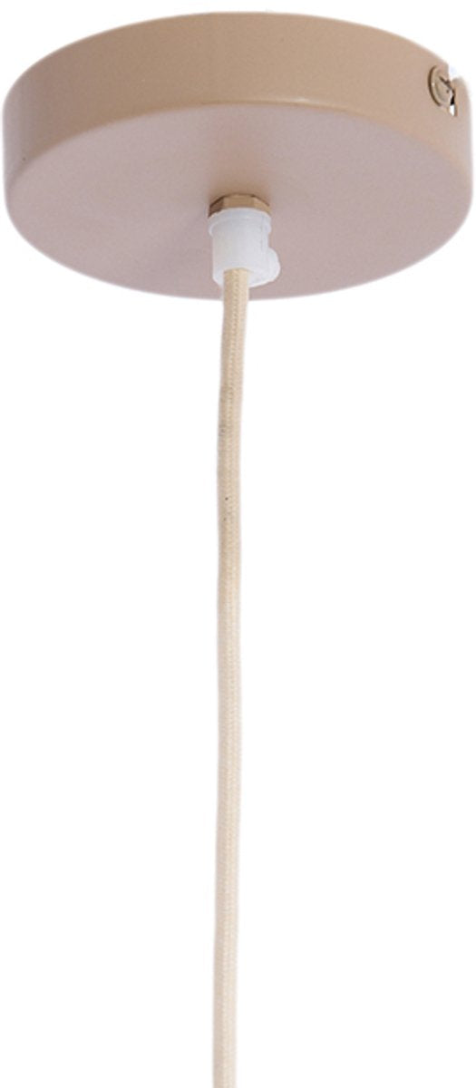 Light & Living Hanglamp Cesano - Ø50x20 cm - Wit - Bohemian Stijl