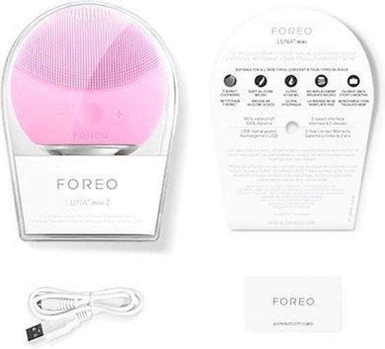 FOREO LUNA™ mini 2 - gezichtsreinigingsborstel, Pearl Pink