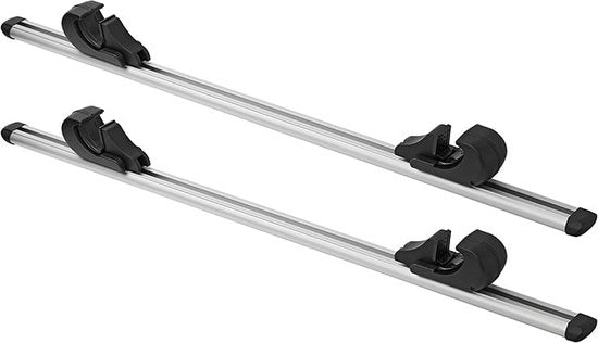 Pro Plus Dakraildrager - Lengte 120 cm - Aluminium - Maximale Belasting 90 kilo - 2 stuks