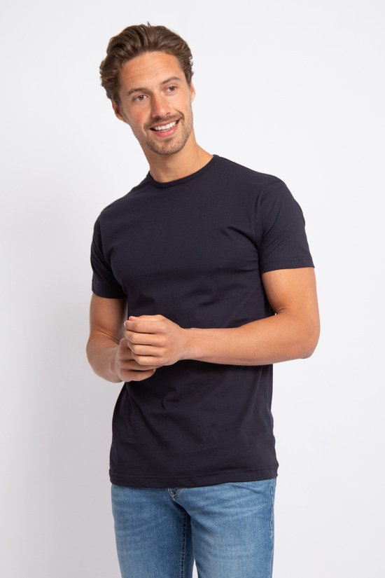 Alan Red Derby O-Hals Heren T-Shirt Black (2Pack) - Zwart - Maat S