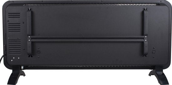 FlinQ Slimme Paneelverwarmer met WiFi - Verwarming elektrisch - Verwarmingspaneel - Elektrische kachel - Convectorkachel - Portable Heater - 2000W - Zwart
