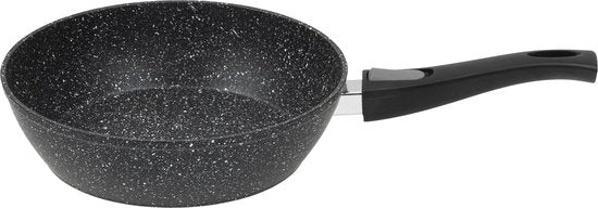 Resto Leo Hapjespan – Ø26 cm – Gesmeed Aluminium – 4-Lagen Pfluon Antiaanbaklaag – Inductie Pan – Ovenbestendig tot 200°C (zonder handgreep)