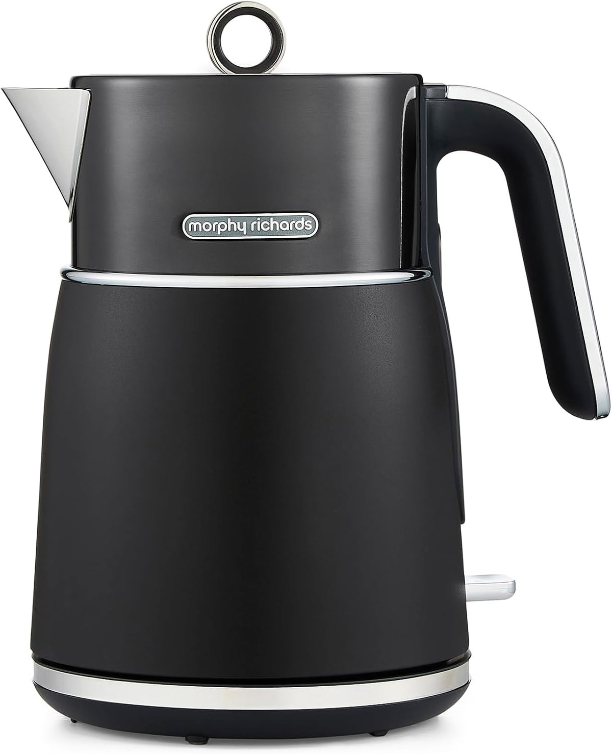 Morphy Richards Signature Opulent Waterkoker 1.5L - Rapid Boil 3000W - RVS Zwart Transparant - 23,7 x 16,7 x 26,8 cm
