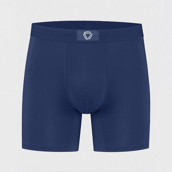 Fibershirts Anti-Zweet Boxershort - Ingebouwde Zweetpad - Ademend MicroModal - Anti-Transpiratie - Heren - Maat XL - Navy
