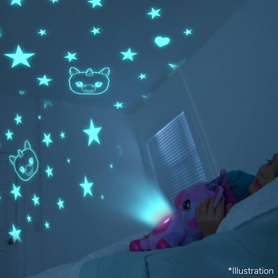 StarBelly Dream Lites - Knuffelige Puppy - knuffel - Ster-Projector - Nachtlampje - Kinderen