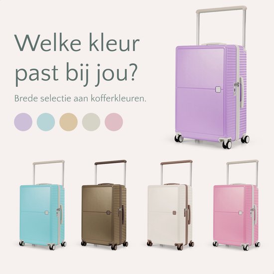 SC City Walker – 3-delige Kofferset | Lichtgewicht & Duurzaam | 20, 24 & 28 Inch | 360° Spinner Wielen | TSA-slot | Inclusief Beschermhoezen – Paars