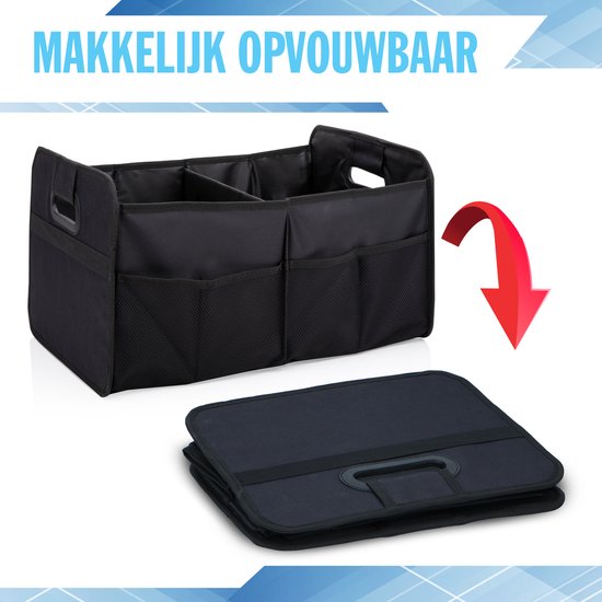 All Ride Kofferbak Organizer - Opvouwbaar - Auto Accessoires - Zwart