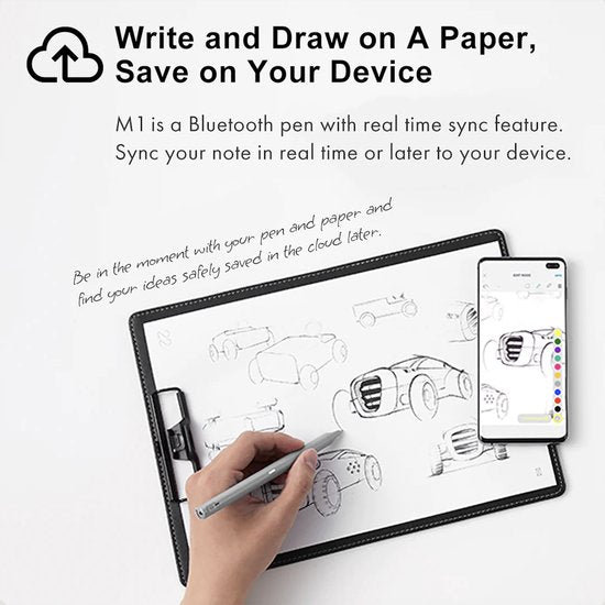 Neolab Smartpen M1 - digitale pen - digitaal schrijven - slimme pen - Blauw