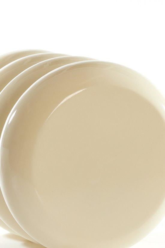 Light & Living Bijzettafel Mirogi - Crème - Ø30cm - Modern