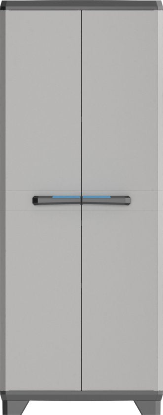 Keter Linear Utility Opbergkast - 68x173x39 cm - Grijs/Zwart