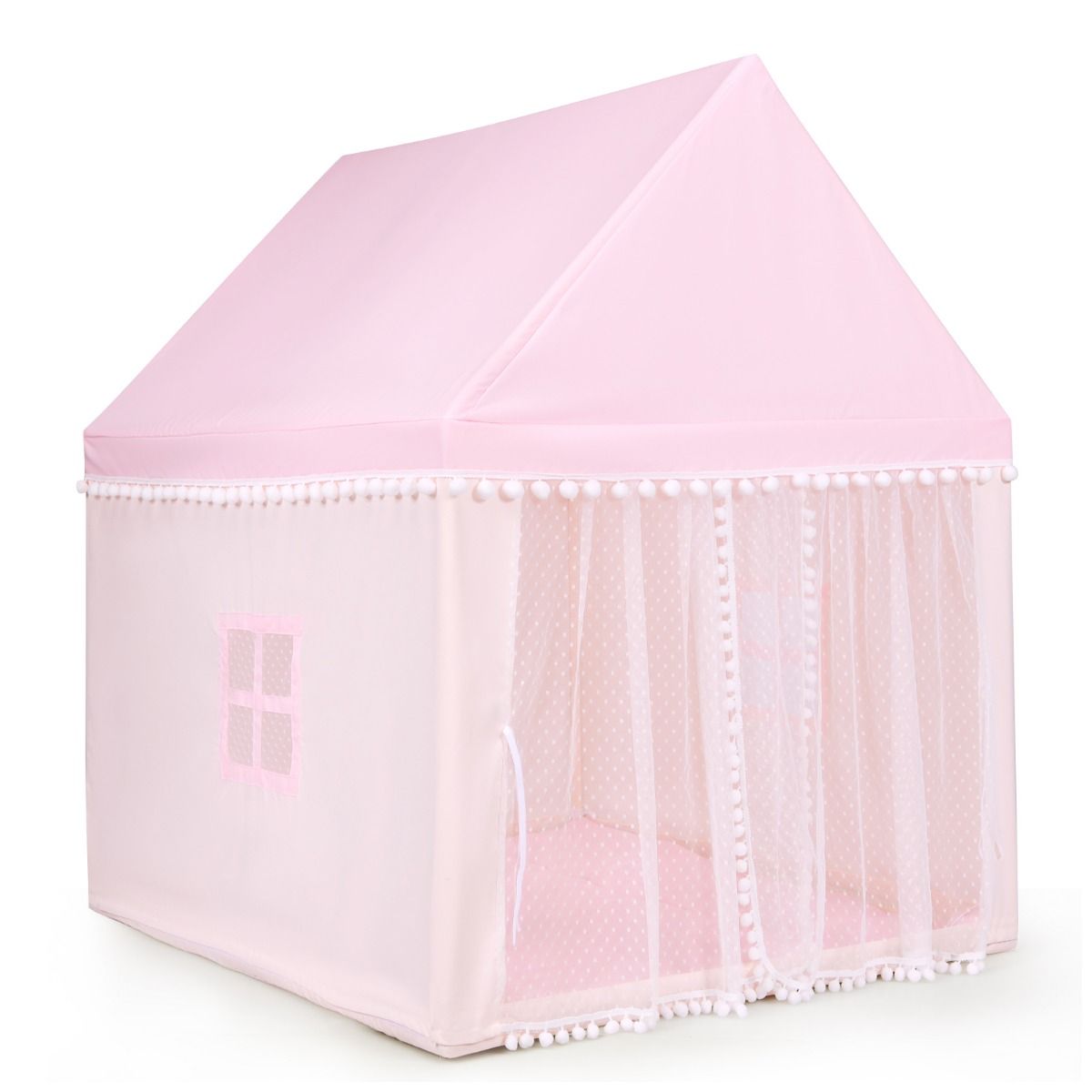 Coast Kinderspeeltent - speelhuis - houten frame - roze