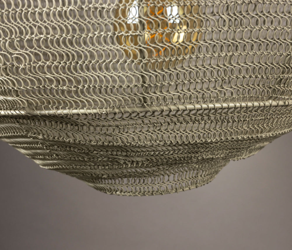 Dutchbone Meezan Hanglamp M – Ø 30 cm – Vintage Stijl – Grijs