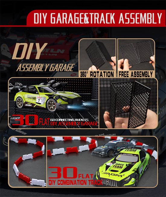 Fuegobird RC Auto - RC Voertuig - hoge snelheid speelgoedauto - groente