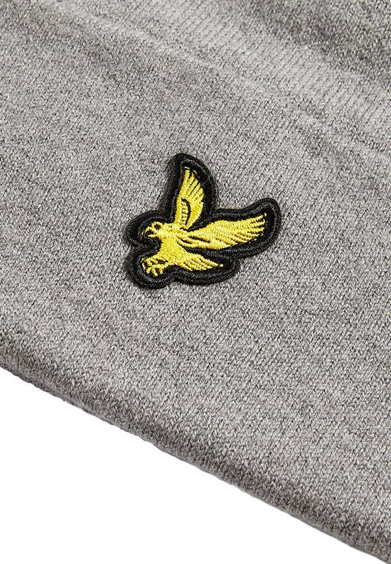 Lyle & Scott Muts Wol Blend Grijs - Maat one size fits all - Heren