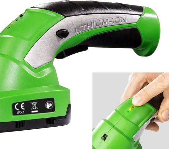 TecTake heggeschaar - incl. telescoopsteel en 2 opzetstukken - 401542