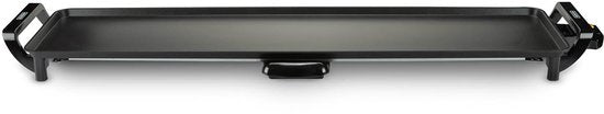 Bourgini Grillplaat XXL - Bakplaat - Grill apparaat - 90 x 24 cm - Teppanyaki - 8-10 personen - Anti-aanbaklaag - 2200W
