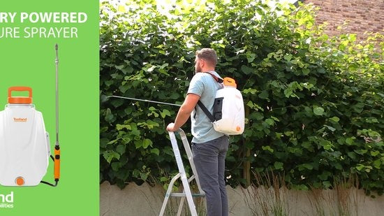 Toolland Rugsproeier Met Herlaadbare Batterij - 12 L