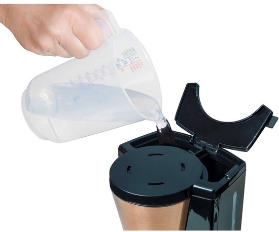 Bestron Koffiezetapparaat filterkoffie 900W - ACM1000CO - 1 L, 8 koppen - Thermoskan - Koper - 5 jaar garantie