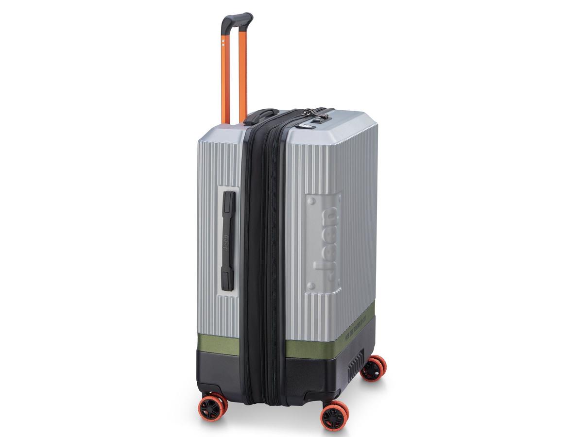 Jeep Trolley - Uitbreidbaar - maat M - 69 cm Silver