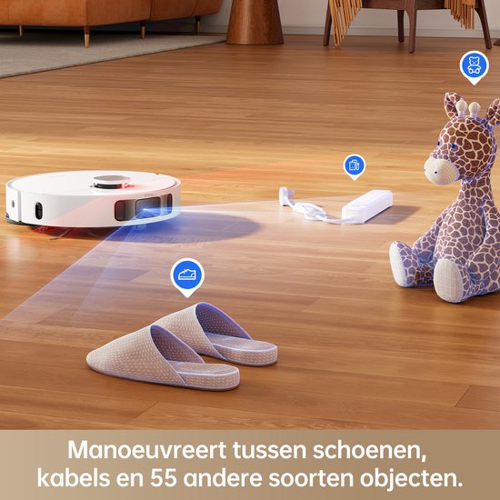 Dreame L10s Pro Ultra Heat - Robotstofzuiger met Heetwater Dweilfunctie - Objectdetectie en vermijding