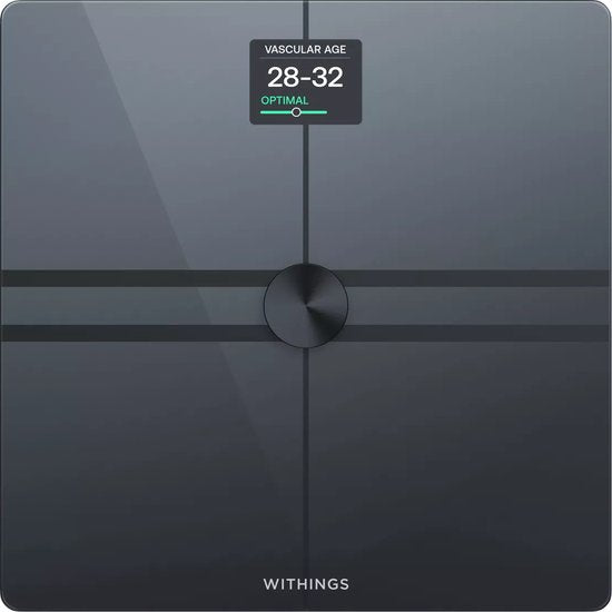 Withings Body Comp - Zwart-Slimme Weegschaal - Volledige lichaamsanalyse
