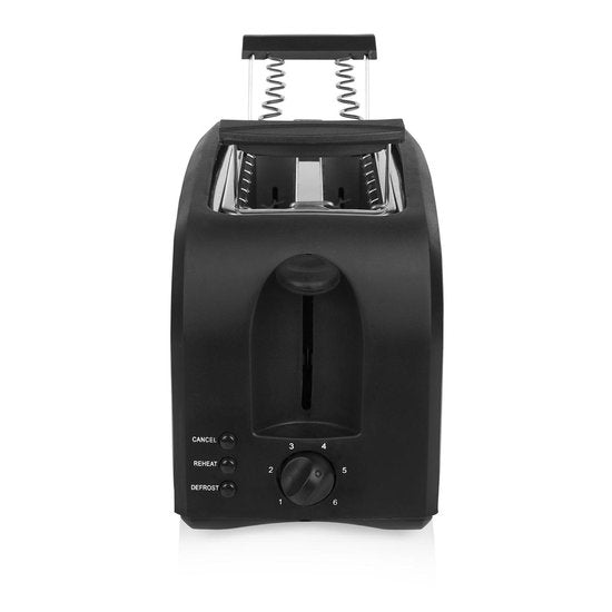 Tristar Broodrooster BR-1046 - 1400W - 7 Bruiningsniveau's - 2 Broodsleuven voor 4 boterhammen - RVS