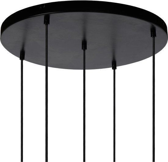 Lucide JOANET - Hanglamp - Ø 66 cm - 2xE27 - Fumé