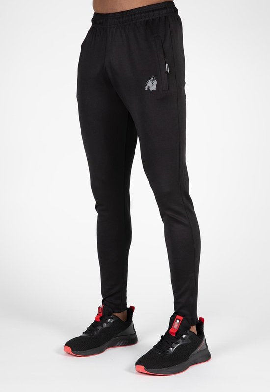 Gorilla Wear - Scottsdale Trainingsbroek - Track Pants - Zwart/Zwart - 2XL
