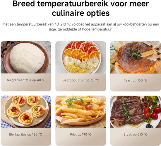 Xiaomi Air fryer XL 6,5L – 220°C – Voor 500g Friet – Zwart