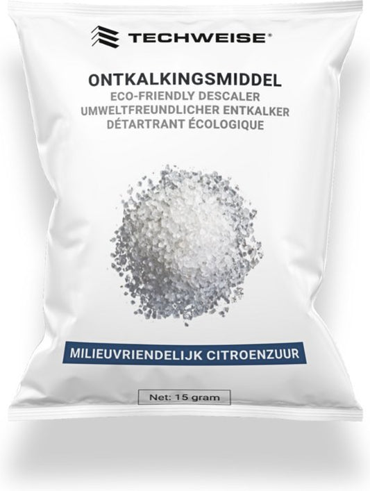Techweise ontkalkingsmiddel voor TS1 & TS2 stoomreiniger | Citroenzuur