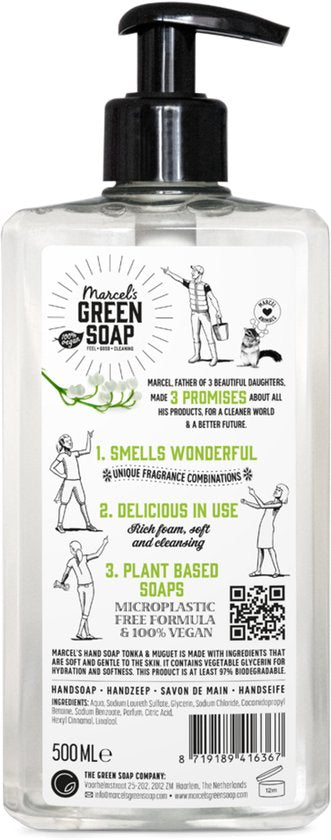 Marcel's Green Soap Handzeep - Tonka & Muguet - 500 ml