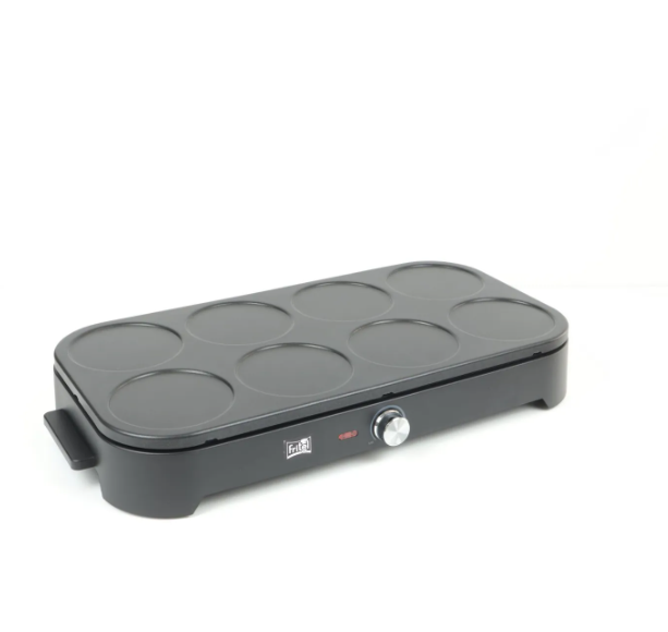 Fritel PM 2260 Pannenkoekenmaker - Zwart - 53x28x12,7cm - 1500W, PFAS-Vrij